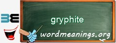 WordMeaning blackboard for gryphite